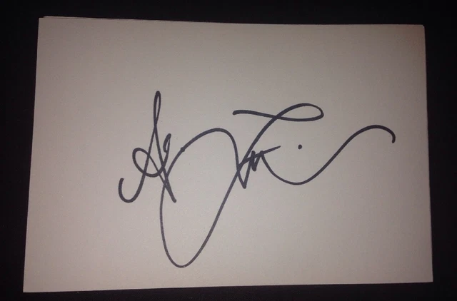 Alan Titchmarsh Signed 6X4 White Card Tv Autograph Gardener & Presenter