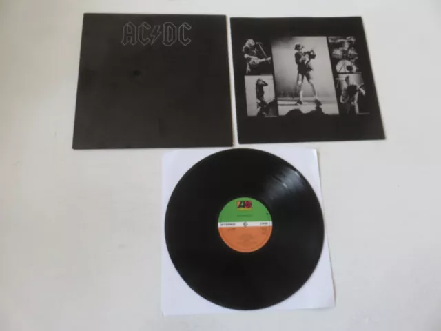 AC/DC Back In Black ATLANTIC 1980 ORIGINAL A1 / B1 UK 1ST PRESS VINYL LP K50257