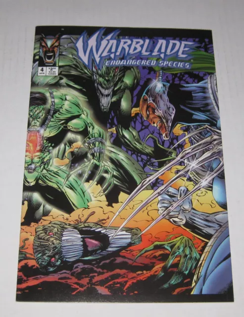 Warblade: Endangered Species (1995) #4 Image Comics VF/NM