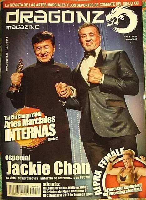 Revista española de artes marciales ''Dragón Z'' - Especial Jackie Chan