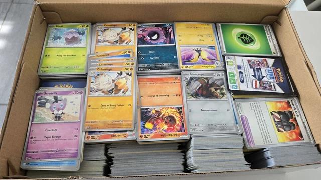 GROS LOT DE Cartes Pokémon 6k325 Cartes Min FRANCAISES Co/unco EUR 150