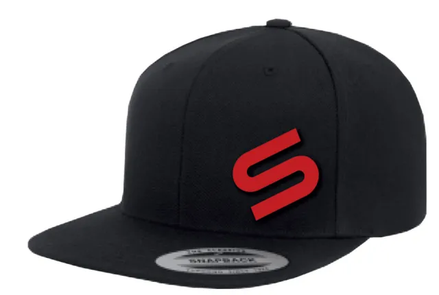 Sonik Black Snapback Icon Cap *One Size Fits All* NEW Carp Fishing Hat - NC0017