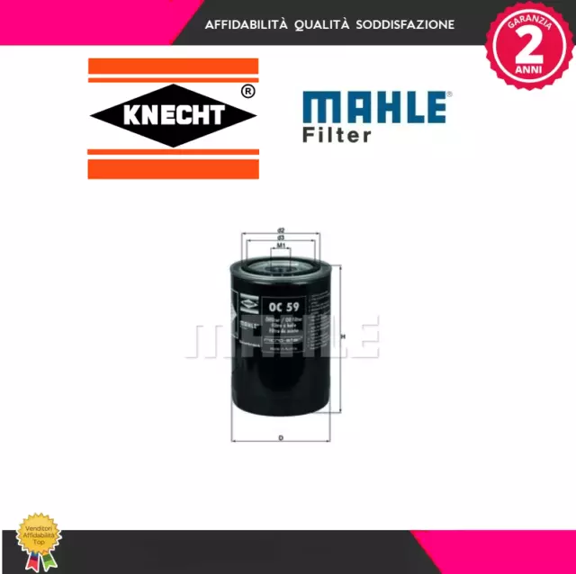 OC59 Filtro olio (MARCA-KNECHT)