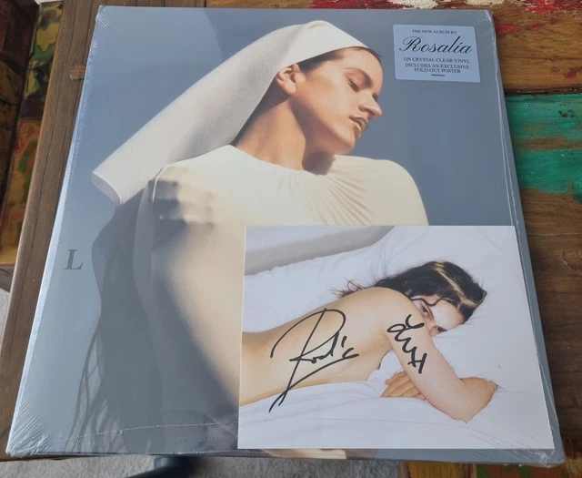 ROSALIA *SIGNED* LUX Crystal Clear Vinyl LP Limited Autographed