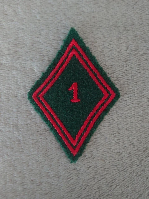 Insigne Militaire Ancien – Losange 9e RT – Régiment Du Train – Marseille – Brodé Argent