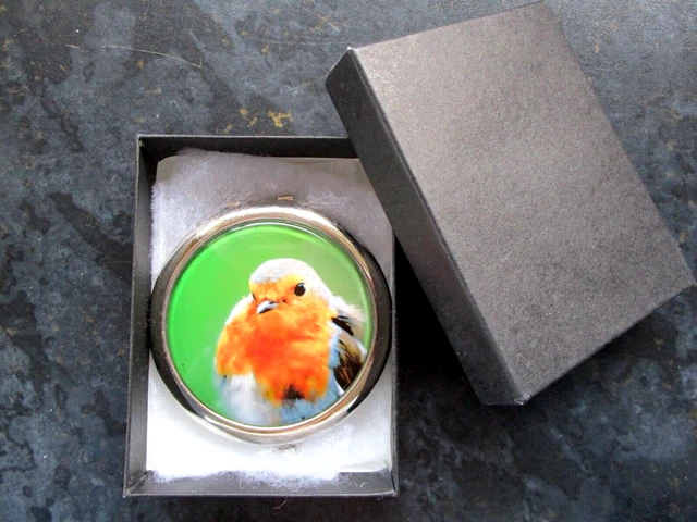 Arora Design Villager Jim  Compact Mirror ROBIN vgc will be boxed for posting  K