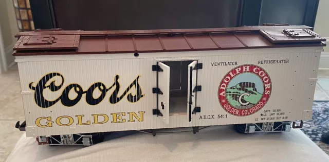 LGB Train Coors Golden Refrigerator Car 43720