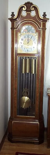 HERSCHEDE Model 250, 9 TUBE GRANDFATHER CLOCK Last Model Produced