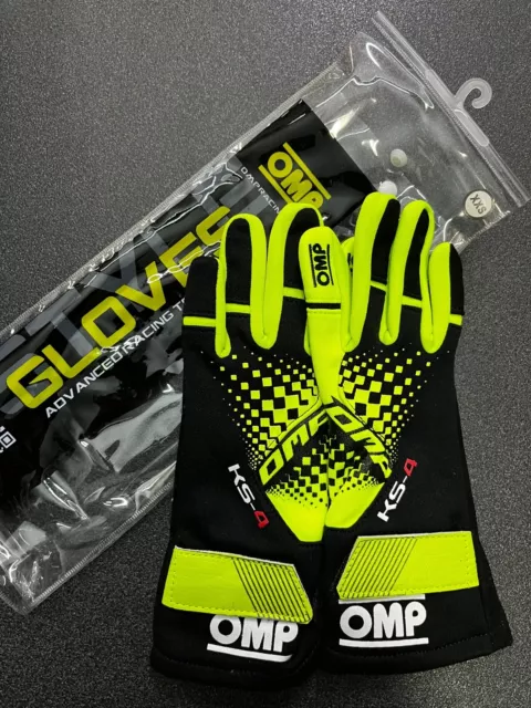 Kk02744E059Xxs Guanti Ks-4 Giallo Fluo/Nero Tg.xxs