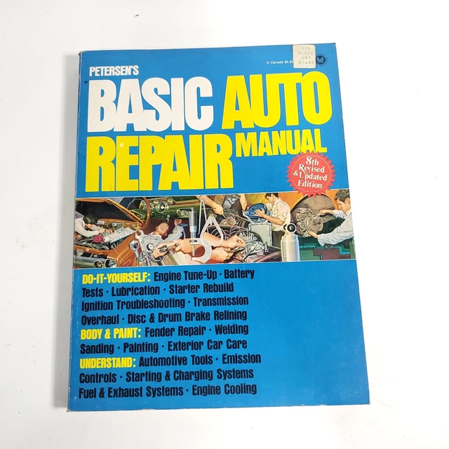 PETERSEN'S BASIC AUTO Repair Manual 8th Ed. 1977 5011-2 $8.37 - PicClick CA