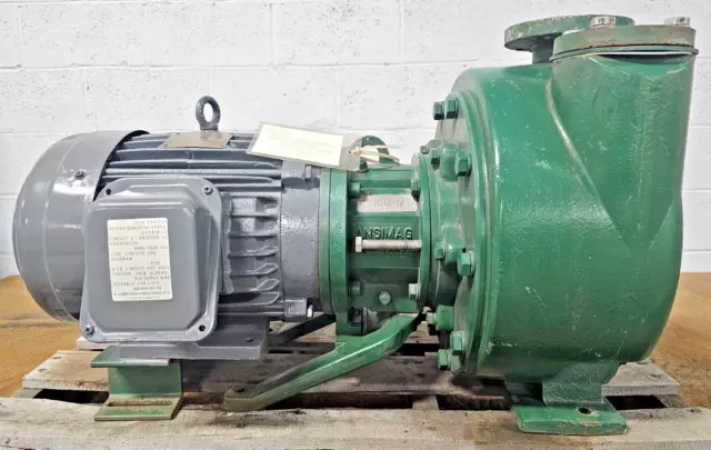 Ansimag KP326W00AK11111-5.625 Mag Drive 3x2-6 Pump MSC37 w/ 7.5hp 3600rpm motor