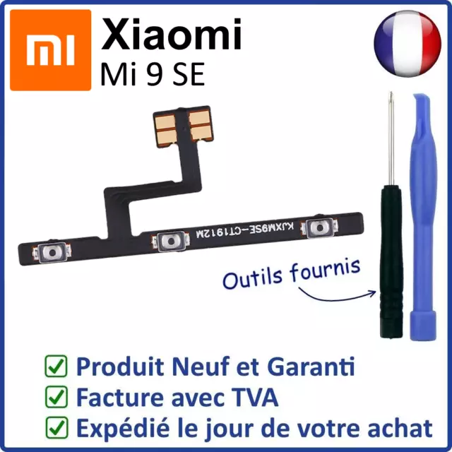 Nappe Interne Des Boutons Power On Off Et Volume + - Du Xiaomi Mi 9 Se