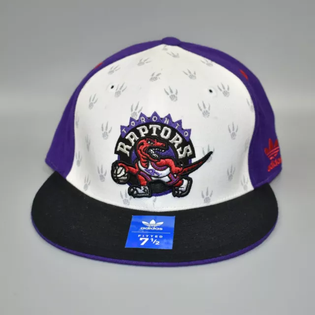 Toronto Raptors adidas NBA Raptor Claw Logo Men's Fitted Cap Hat - Various Sizes