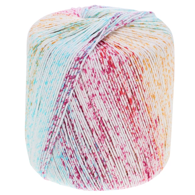 3 Rolls Cotton Yarn Dishcloths Hand-woven Craft Knitting Shawl