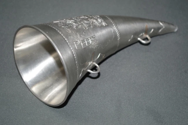 Altes Zinn  Stethoskop Hörrohr Hearing Pipe 18 cm  Ear Tube  Pferdekutsche