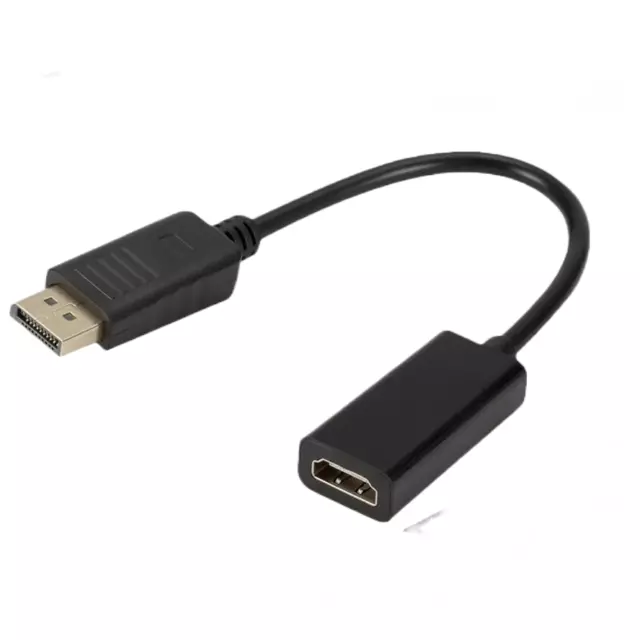 DisplayPort auf HDMI Adapter Konverter DP 1.2 zu HDMI 1.4 1440P 4K