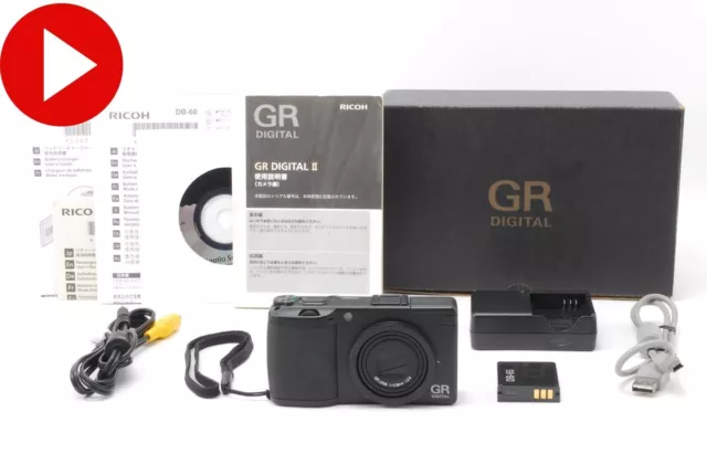 Video [ Excellent 5 / Box ] RICOH GR Digital II 10.1MP digital Camera From JAPAN