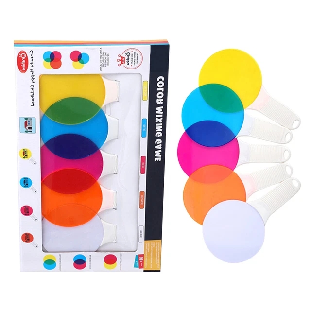 Color Translucent Film Science Discovery Equipment Tool Toys Puzzle