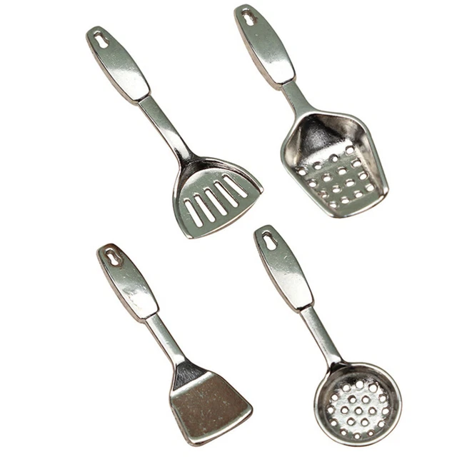 8 piezas Mini modelo de utensilios de cocina miniatura Mini House Kitchen Acce
