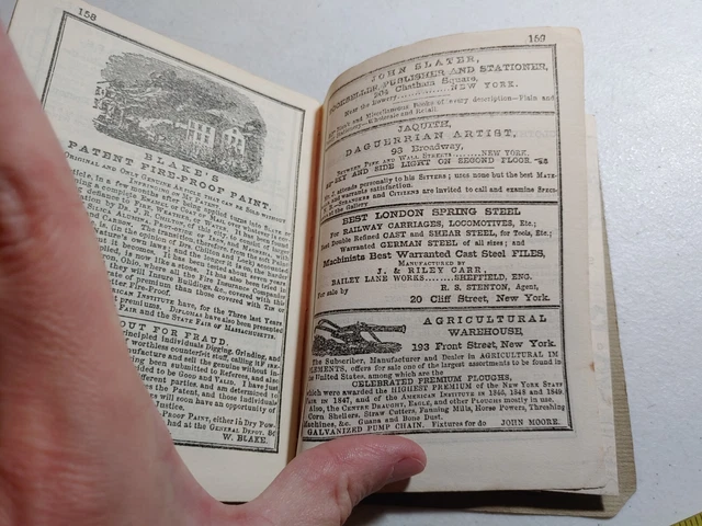 Vintage 1851 Pocket Railway Guide 1940s Reproduction Booklet Train Railroad Map 7