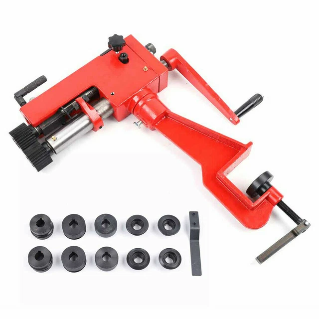 7'' Slip Roller Rotary Machine Sheet Metal Bender 22-Gauge W/6 Die Set Kit