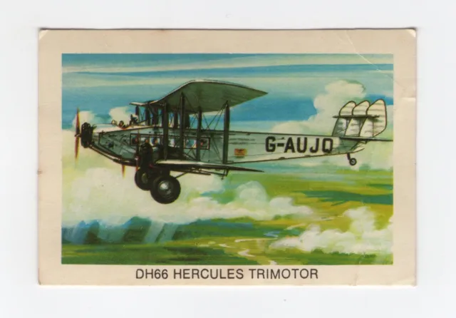 Bread Great Sunblest Air Race Cards #19 DH66 Hercules Trimotor