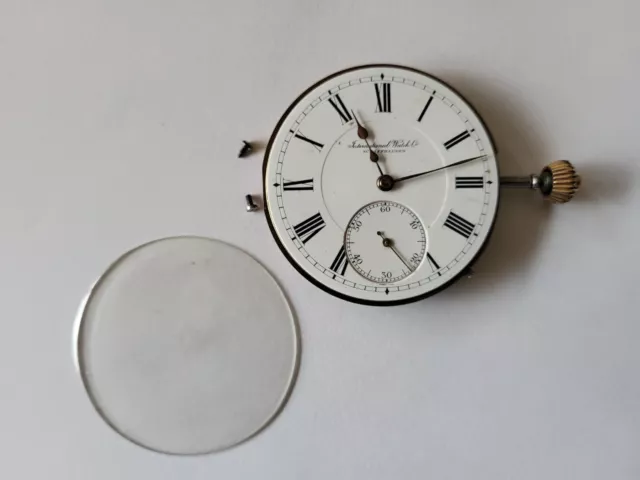 Taschenuhr Werk IWC  mit Plexiglas