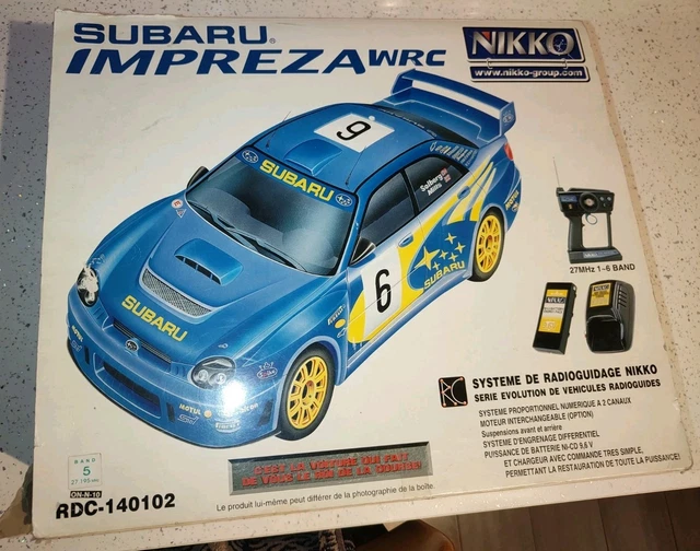 NIKKO SUBARU IMPREZZA WRC RDC 140102 RC Car 27 MHz Band 5 Vintage Time nikko-subaru-imprezza-wrc-rdc-140102-rc-car-27-mhz-band-5-vintage-time