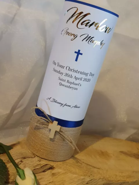 Personalised Baptism, Christening, Naming Day Candle