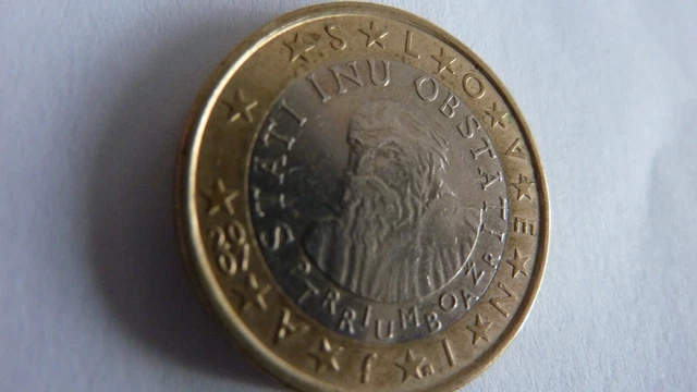 1 Euro Münze Stati Inu Obstati Fehlprägung picclick.fr