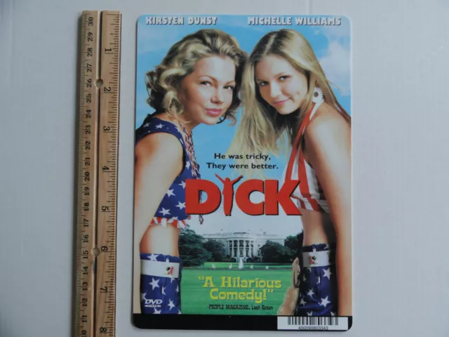 Dick - Blockbuster Video Backer Card 5.5"X8" -No Movie