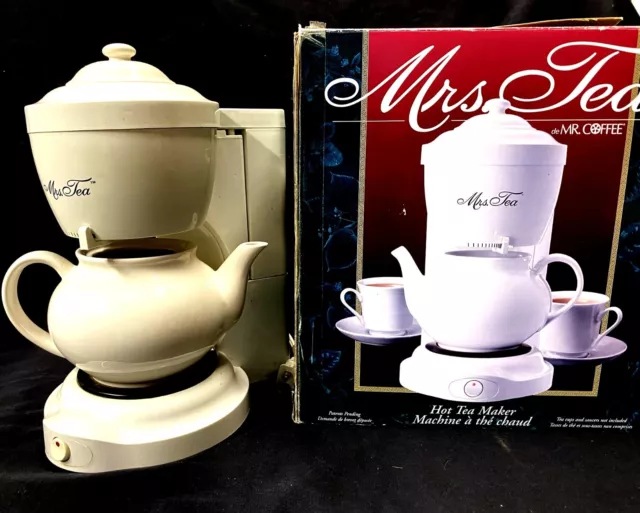 Mrs Tea HTM1 Electric Automatic Drip Hot Tea Maker by Mr Coffee 6 Cup  Tested VTG