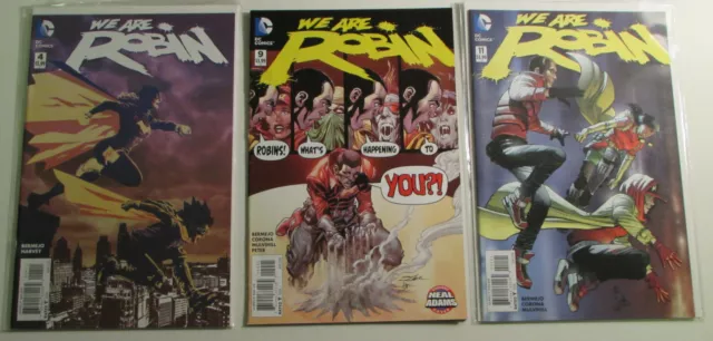 We Are Robin Lot of 3 #4,9,11 DC Comics (2015) VF+ 1st Print Comic Books