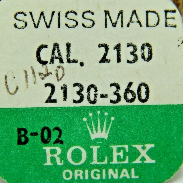 Genuine Original Rolex Factory Sealed second wheel watch part 2130-360 2135