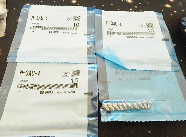 10 pcs SMC M-3AU-4 Coupler Stainless New ⊕IK