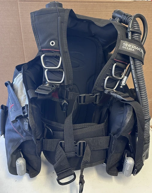 NEW - Sherwood Avid Scuba Dive Weight Integrated BCD large Jacket Vest BC NEW - Sherwood Avid Scuba Dive Weight Integrated BCD large Jacket Vest BC