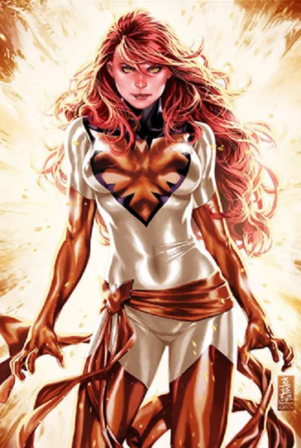 Phoenix Resurrection Return Jean Grey 1 Mark Brooks D White Virgin Variant Nm