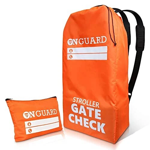 Waterproof Double Stroller Cover for Airplane Travel Premium Gate Check Bag w...