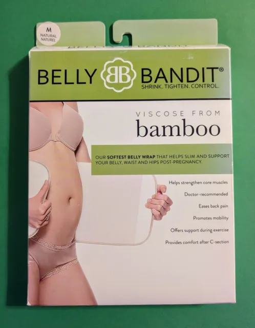 Belly Bandit Bamboo Maternity/Postpartum Wrap - Size Medium- Natural - Support