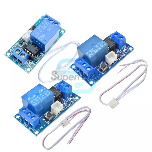 DC 5V/12V/24V 1 Channel Latching Relay Module With Touch Bistable Switch MCU