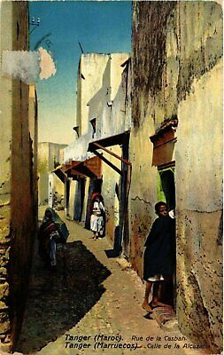 CPA AK Tanger- Rue de la Casbah MAROC (880190)