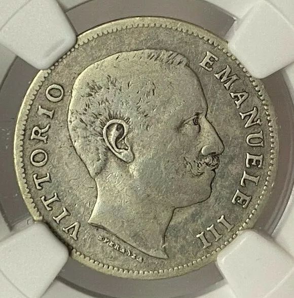 Italy Lira 1905 R - Ngc Vf 25