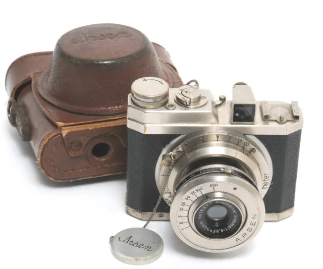 Takahashi vintage Arsen camera 4x4cm on 127 film Grimmel Anastigmat 4.5/50mm