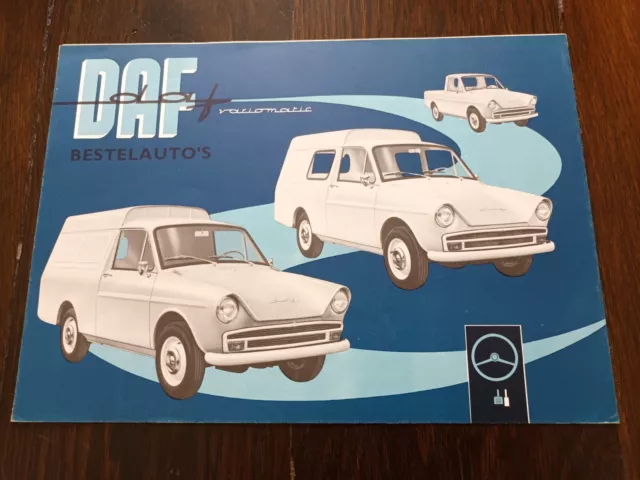 DAF - Voitures - Fourgonnette - Variomatic - Brochure - 1964