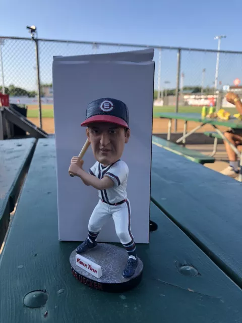 2023 EAU CLAIRE EXPRESS BOB UECKER "50’s EC BEARS JERSEY"   BOBBLEHEAD BREWERS