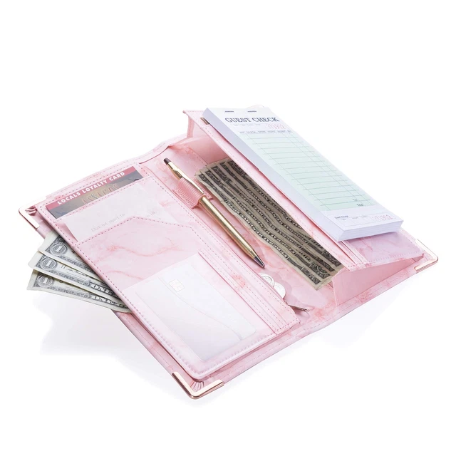 5x9 11-Pocket Server Book Organizer with Double Magnetic Pockets...