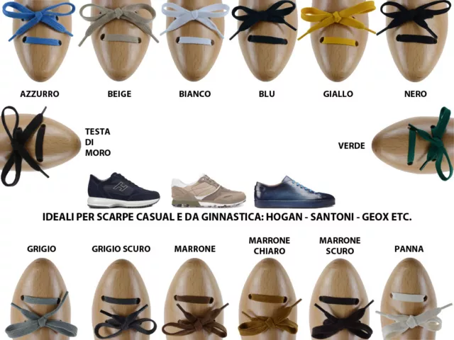 Lacci piatti stringhe per scarpe casual ideale per hogan interactive