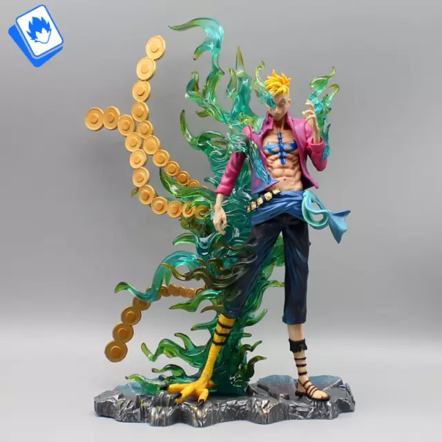 Action Figure One Piece Marco The Phoenix Fenice 33cm STATUA DA COLLEZIONE Anime