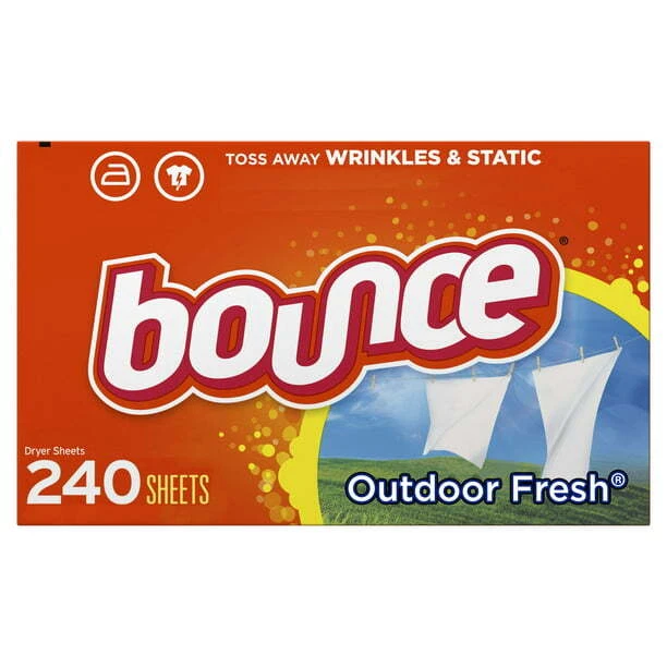 Bounce Fabric Softener Sheets, Outdoor Fresh, 240 Count, High Quality