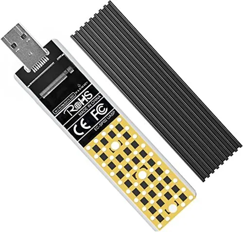 Boîtier adaptateur M.2 NVMe SSD, 10Gbps, USB 3.1, SATA NGFF 5Gbps